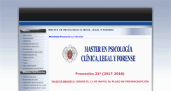 Desktop Screenshot of masterforense.com
